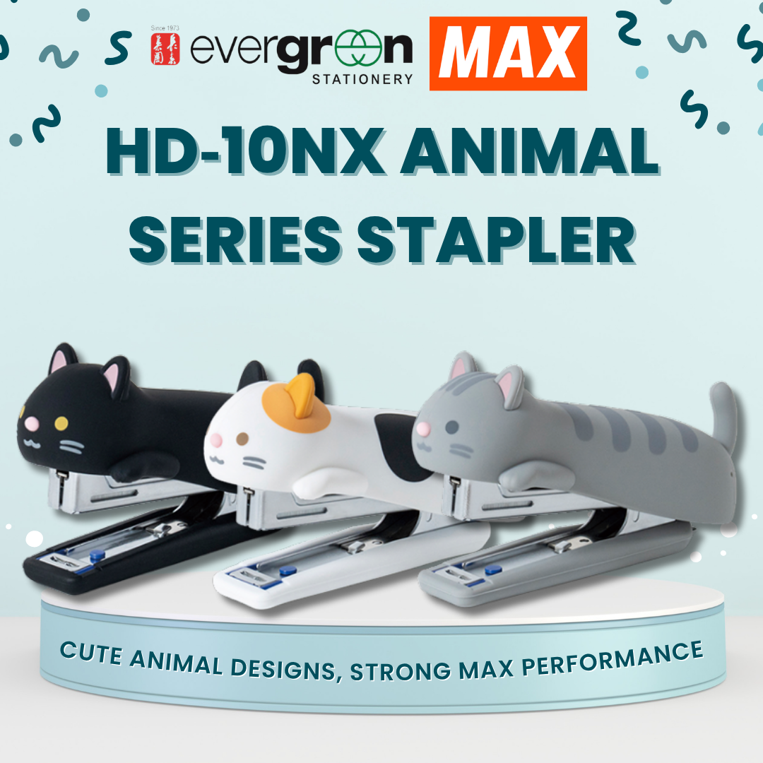[SG] HD‑10NX Animal Series Stapler [Evergreen Stationery]
