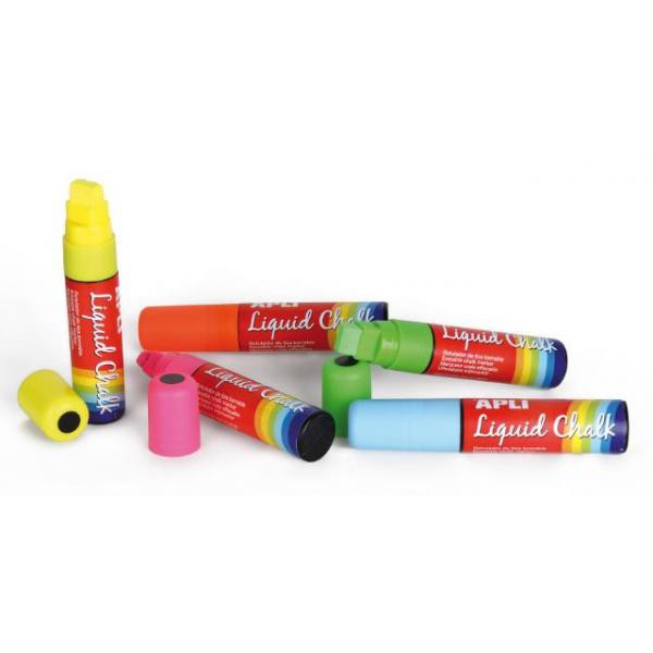 Apli Jumbo Liquid Chalk 5Pcs/Set 15mm Parallel Point