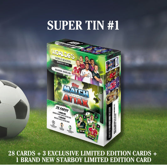 [SG] Topps Match Attax UEFA Champions League Booster Tins | 32 Cards [Evergreen Stationery]