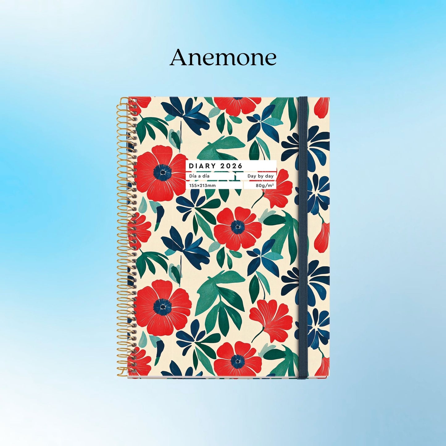 [SG] APLI MIQUELRIUS 2026 A6+ Daily Hardcover Spiral Bound Planner [Evergreen Stationery]
