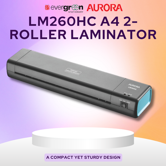 [SG] Aurora LM260HC A4 2-Roller Laminator [Evergreen Stationery]