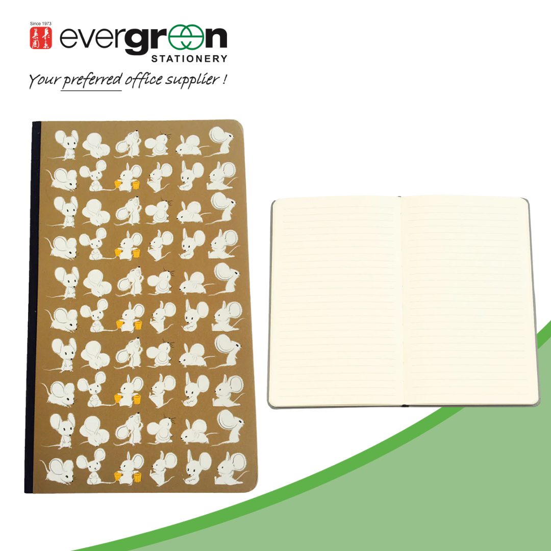 Collin MIA A5 Slim Ruled Notebook Mud Ash