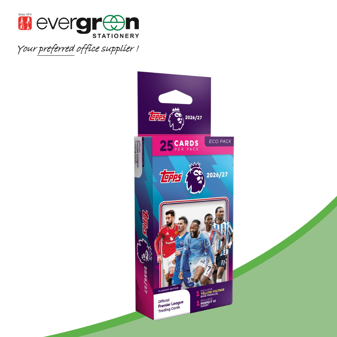Topps Premier League 2026/2027 Flagship Eco Pack Trading Cards |Football|25 Cards