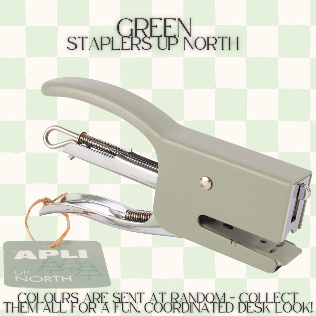 [SG] APLI Up North Metal Stapler [Evergreen Stationery]