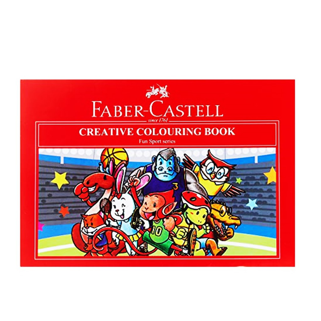 Faber Castell Bundle Classic Set 12 Pc Colouring Pencil + 10 Connector Pen + Colouring Book