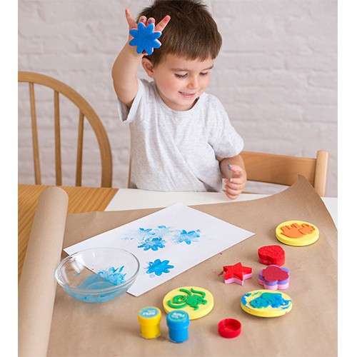 APLI 3 Sponge stamps for stamping paint