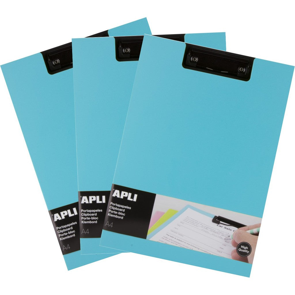 [SG] APLI A4 Clipboard with Premium Flap [Evergreen Stationery]