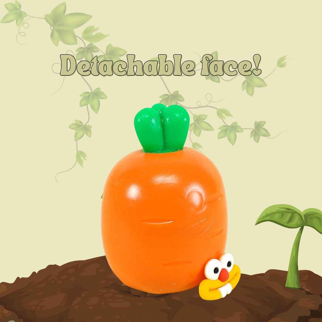 [SG] Carrot Stress Relief Squishy Toy [Evergreen Stationery]
