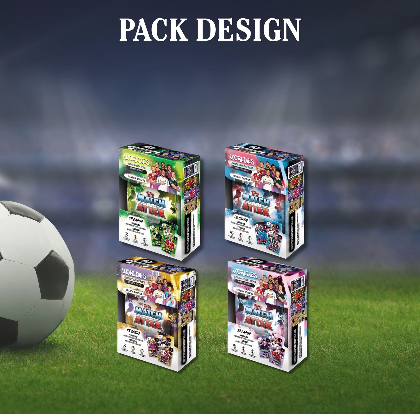 [SG] Topps Match Attax UEFA Champions League Booster Tins | 32 Cards [Evergreen Stationery]