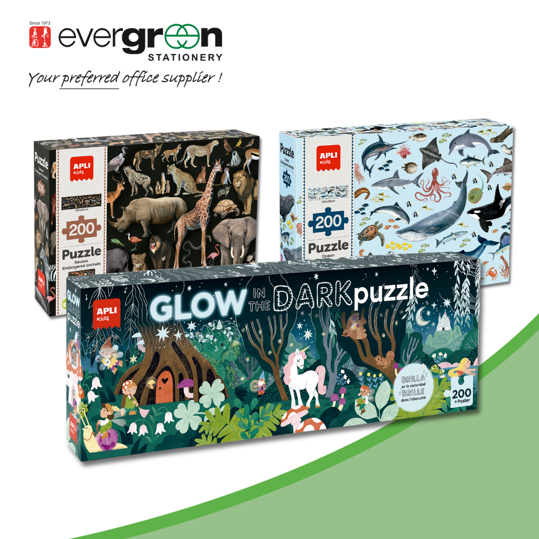 APLI Animal Puzzles | Glow in the Dark Mag Forest | Marine Animals | Savanna Animals | +6 years | Improve concentration | Develop fine motor skills |