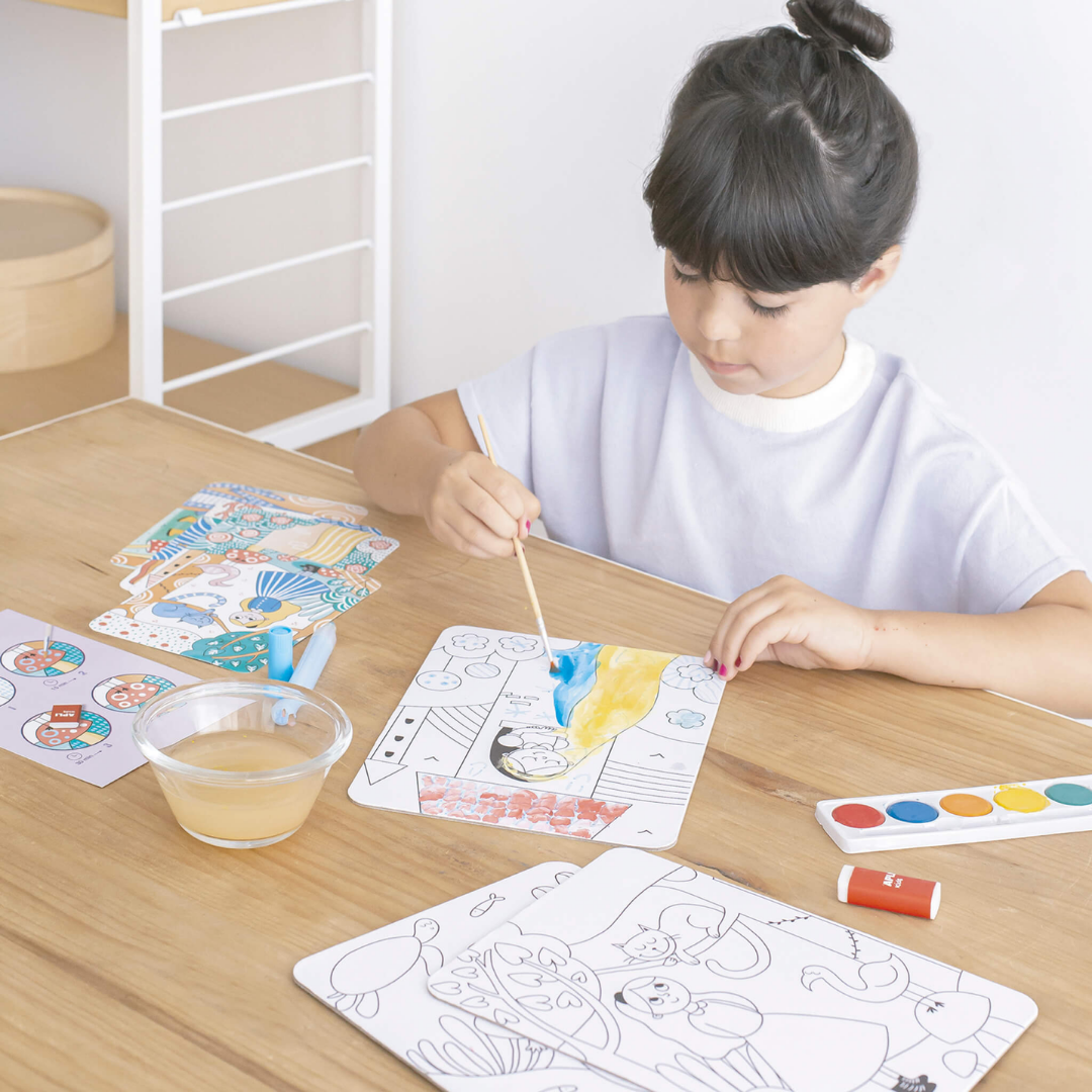 [SG] APLI Kids Watercolour Magic Art Set – Paint, Erase & Create! [Evergreen Stationery]