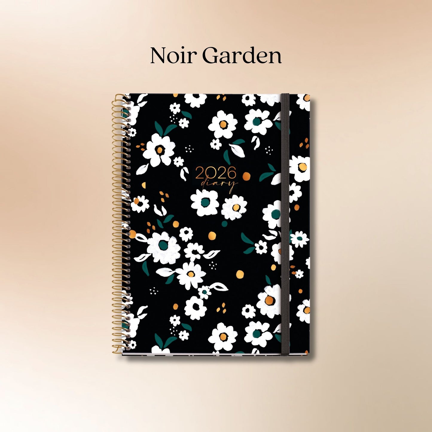 [SG] APLI MIQUELRIUS 2026 A6+ Daily Matte Laminated Hard Cover Spiral Bound Planner [Evergreen Stationery]