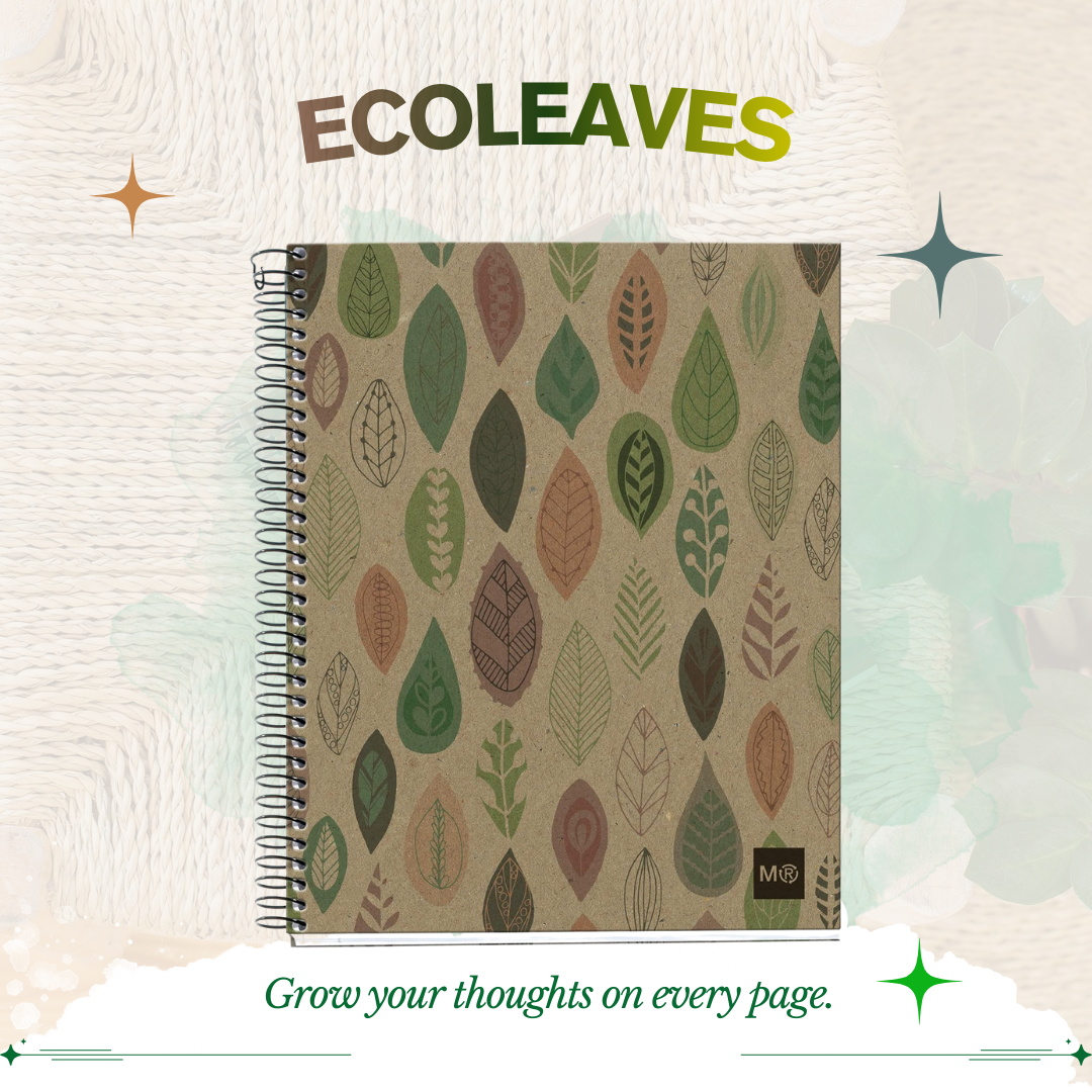 [SG] APLI Eco Design A5 Notebook, 120 Sheets | 80gsm | Recycled Cardboard Cover | FSC Certified [Evergreen Stationery}