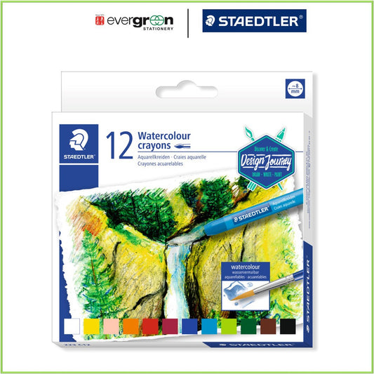 Staedtler Watercolour Crayons Karat 12pcs