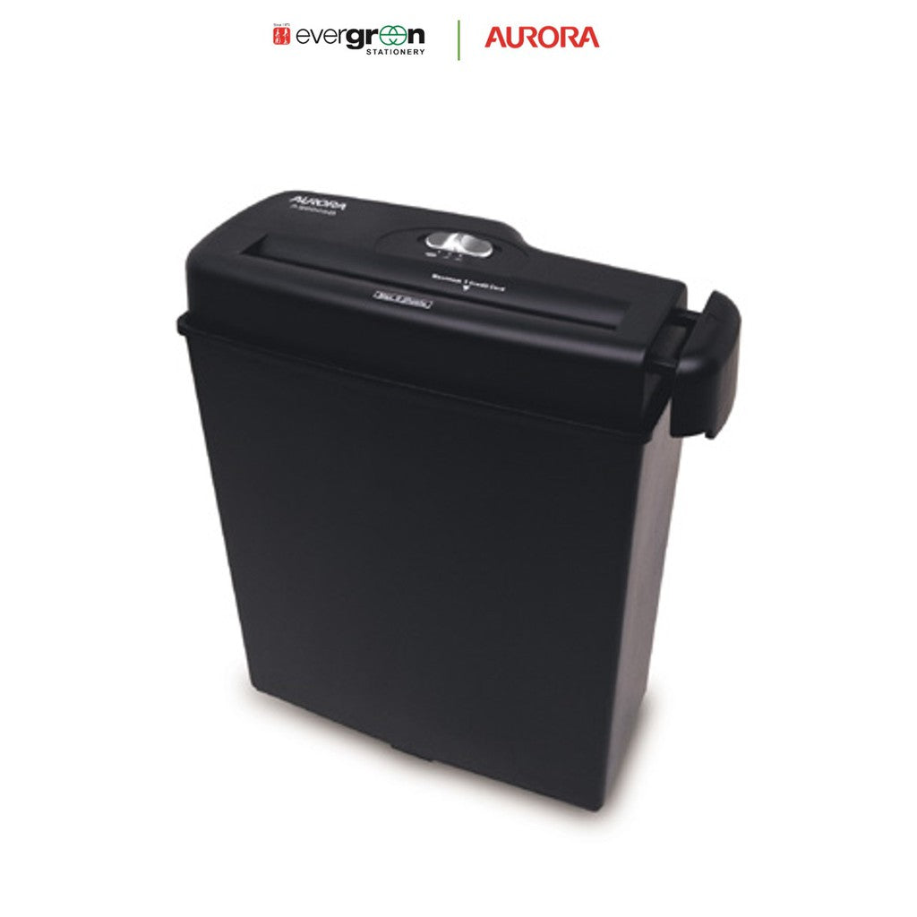 [SG] Aurora AS600SB Strip Cut Paper Shredder [Evergreen Stationery]