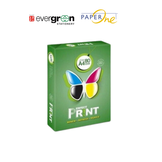 [SG]Perfect Print A4 Size 80gsm White Copier Paper [Evergreen Stationery](5 Reams per Carton) | MAX 2 CARTONS/ORDER