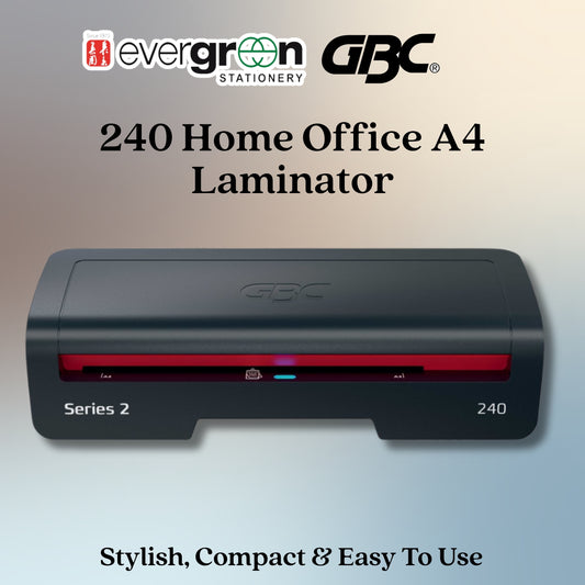 [SG] GBC 240 Home Office A4 Laminator | Ready in 2 Minutes, Smooth Jam-Free Lamination [Evergreen Stationery]