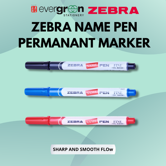 Zebra Permanent Name Marker Pen (Oil base)
