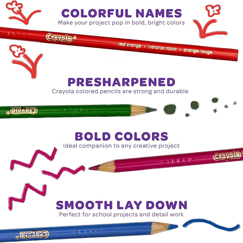 [SG] Crayola 684024 Colored Pencils 24ct [Evergreen Stationery]