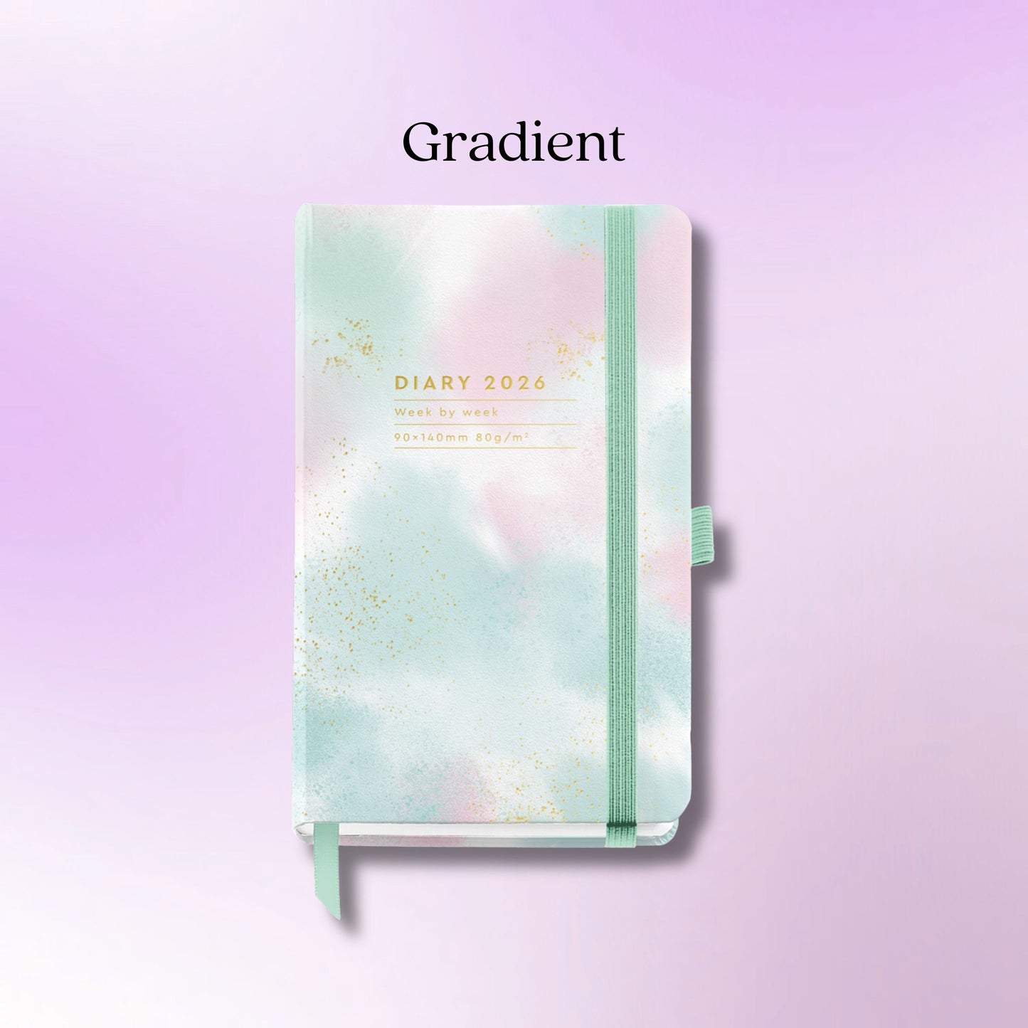 [SG]APLI 2026 Passport Size Week to View HardCover Spiral Bound Elastic Closure Diary [Evergreen Stationery]