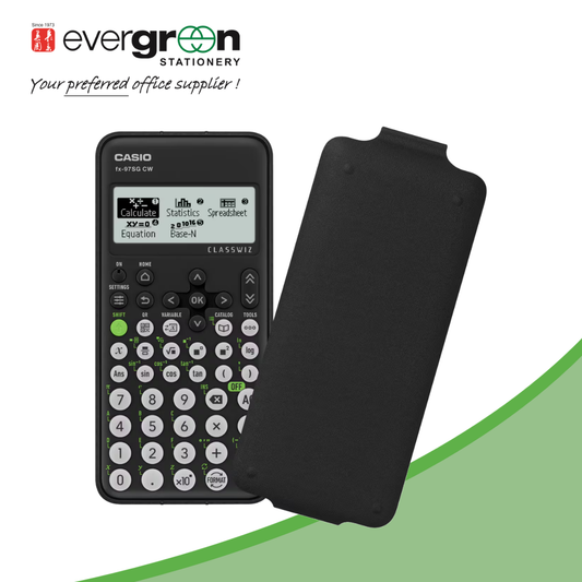 Casio FX-97SG CW Black Scientific Calculator | SEAB Approved | Compact