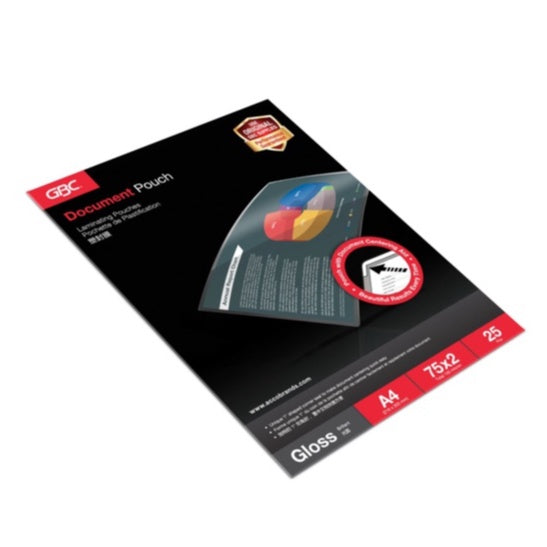 GBC Laminating Pouch A3/A4/A5 75mic/100mic