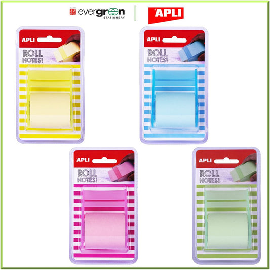 [SG] Apli Sticky Note Dispenser Roll 50 mm x 8 m [Evergreen Stationery]