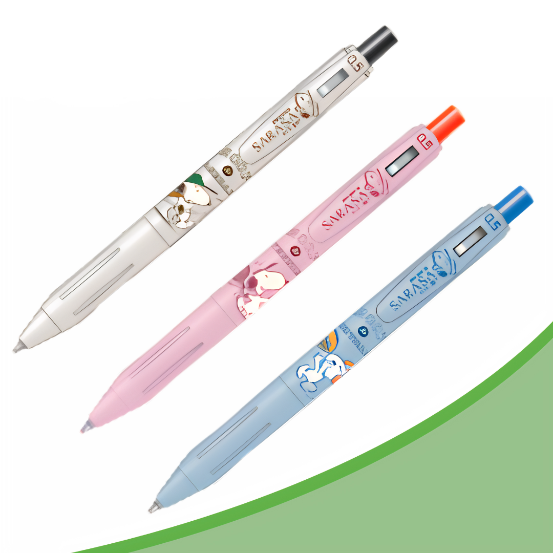 Zebra Sarasa Clip 0.5mm Pen Snoopy Art Series – Comic / Dreamy / Standard