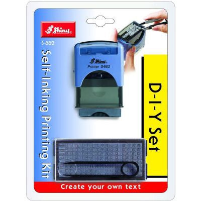 [SG] Shiny Self-Inking Printing Kit | Shiny Stamp Pad Ink 10ml/28ml [Evergreen Stationery]