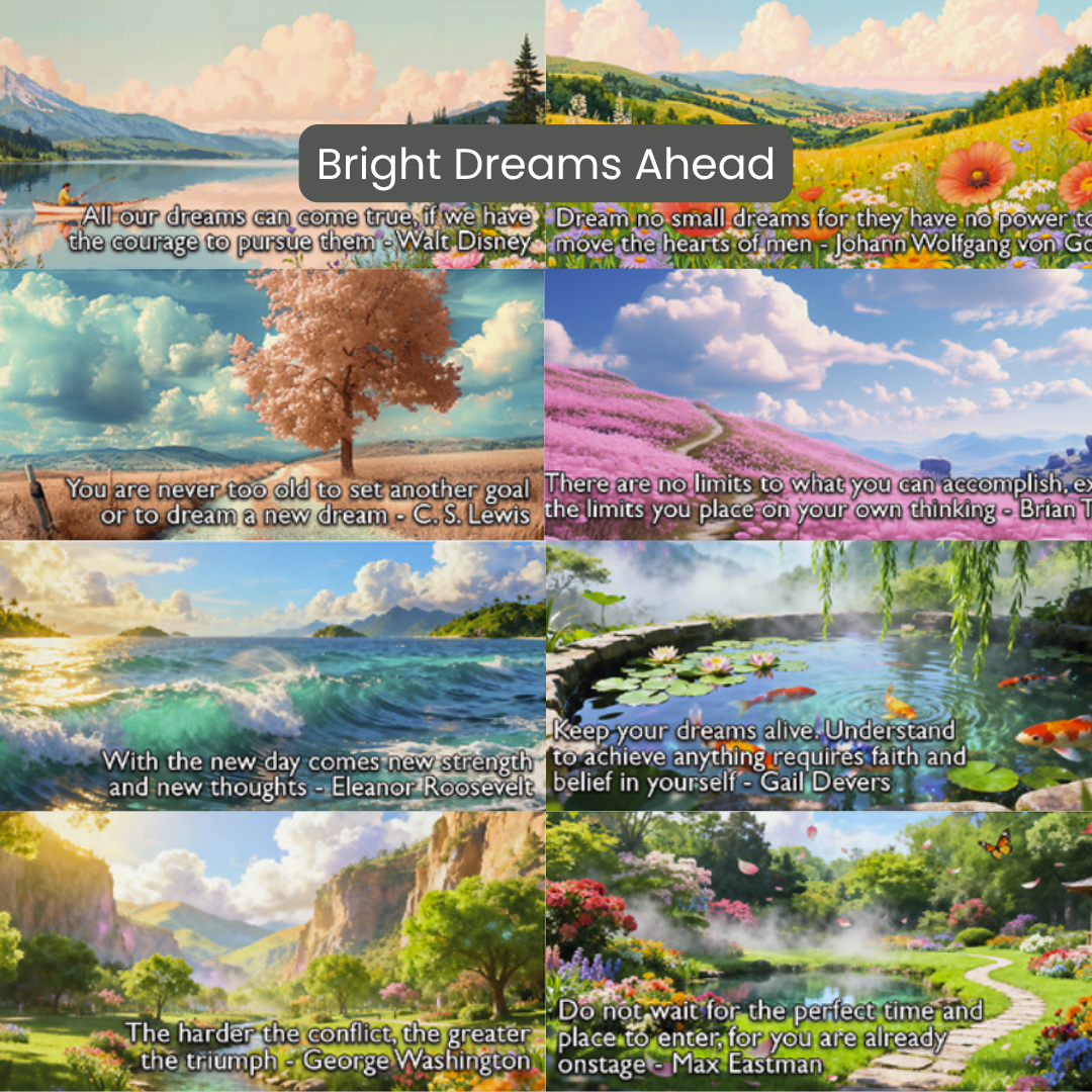 2027 Desktop Calendar Design | 14 designs | 19 x 21.8cm |  20.3 x 21.8cm | Inspirational Quotes | Landscape image | Horoscope | Chinese Zodiac | Bible Verses