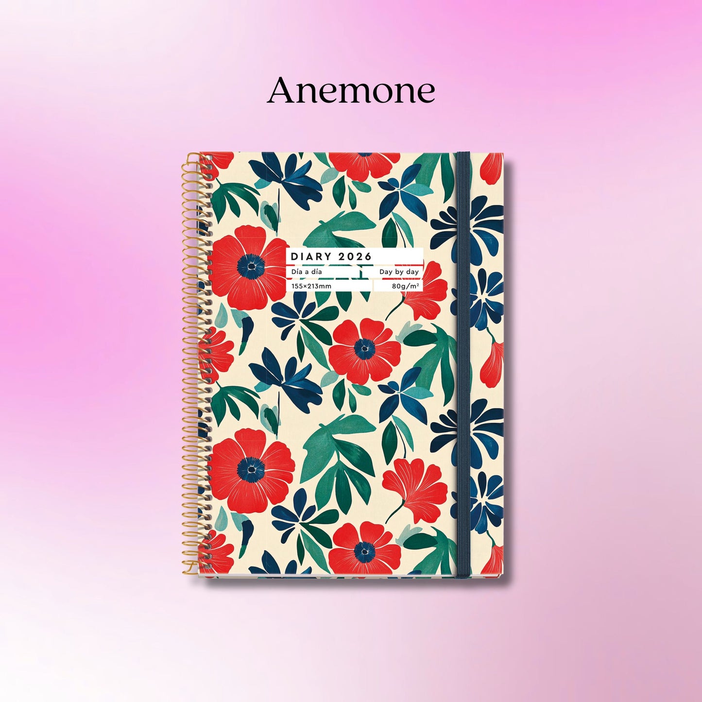 [SG] APLI MIQUELRIUS 2026 A6+ Weekly Matte Laminated Hard Cover Spiral Bound Planner [Evergreen Stationery]