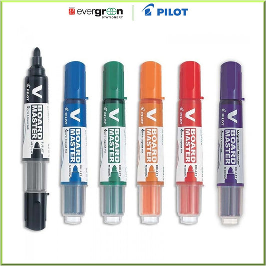 [SG] Pilot V Board Master Whiteboard Marker Bullet /refills [Evergreen Stationery] [ECO]