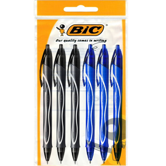 BIC Gel-ocity Quick Dry Retractable Full Grip 0.7mm pen.