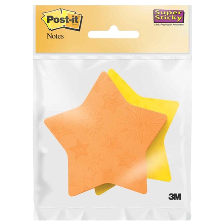 3M 7350-SS-STR POST-IT SUPR STKY DIE-CUT NOTES STAR 24PK/CTN