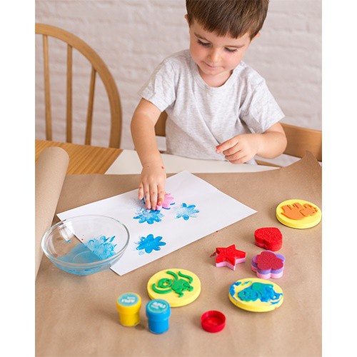 APLI 3 Sponge stamps for stamping paint