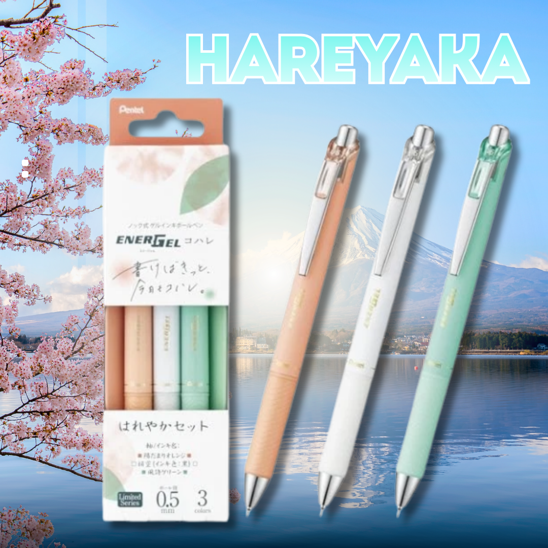 [SG] Pentel Limited Edition Energel 0.5mm Gel Roller Pen Set [Evergreen Stationery]