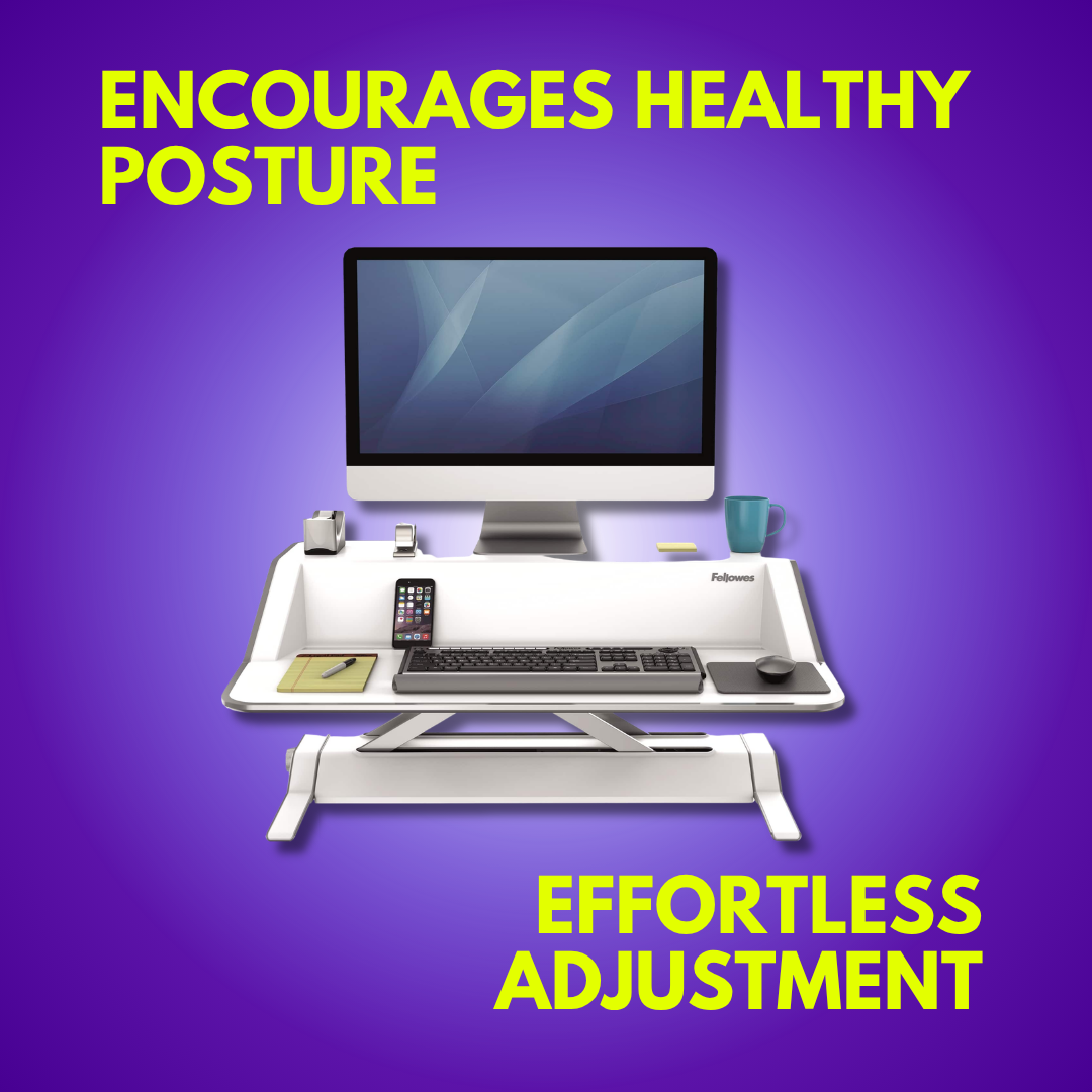 [SG] Fellowes Lotus Sit-Stand Workstation [Evergreen Stationery]