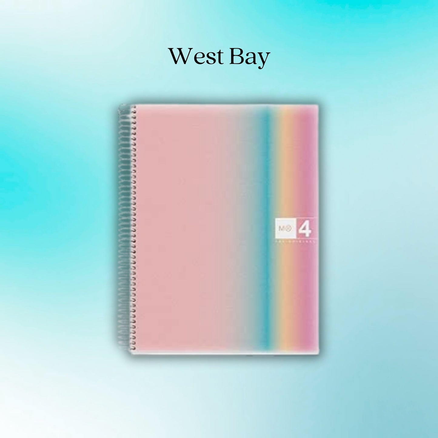 [SG] APLI MIQUELRIUS A4 Spiral Bound Notebook | Aurora Series [Evergreen Stationery]