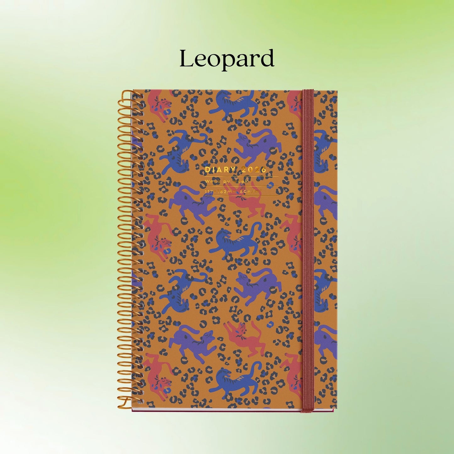 [SG] APLI MIQUELRIUS 2026 A6+ Weekly Hardcover Spiral Bound Planner [Evergreen Stationery]