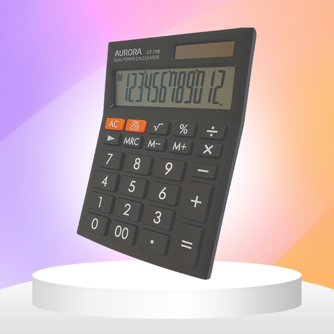 [SG] Aurora DT708 Desktop Calculator [Evergreen Stationery]