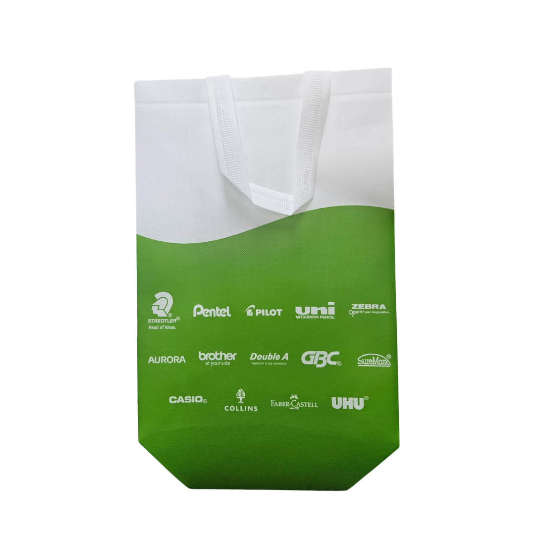 [SG] Evergreen Stationery Recycled Woven Bag | 25 x 35 x 10 cm [Evergreen Stationery]