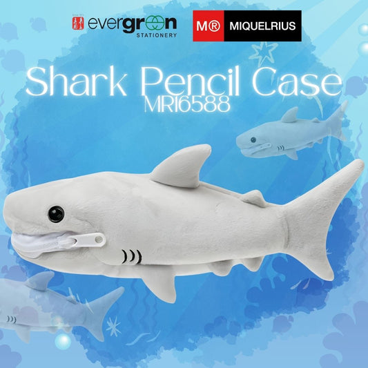 [SG] Apli Holdall Shark Sea World Pencil Case [Evergreen Stationery]
