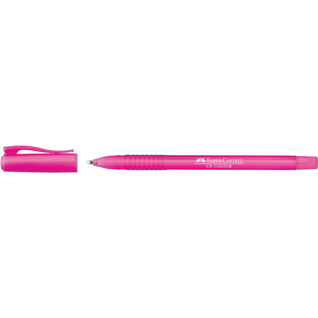 Faber-Castell CX Colour Ballpen, Wallet of 10