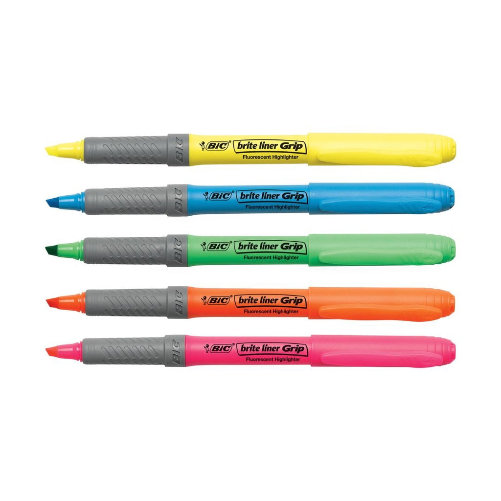 [SG] BIC Marking Grip Highlighter [Evergreen Stationery]