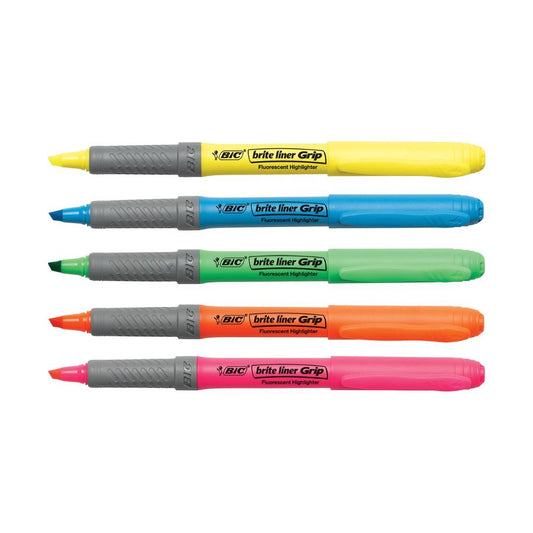 [SG] BIC Marking Grip Highlighter [Evergreen Stationery]