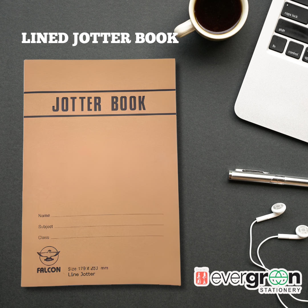 [SG] Lined Jotter Book | 17.9 x 25.3 cm  [Evergreen Stationery]