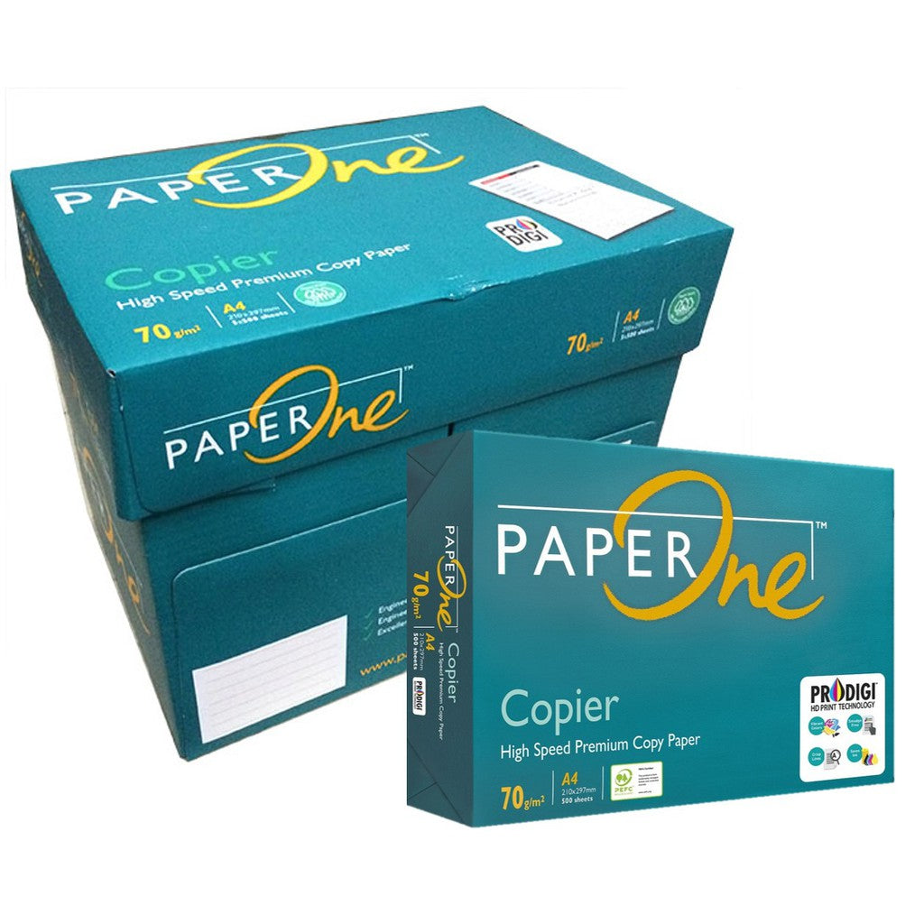 PaperOne Copier Premium Copy Paper 70gm A4 | 1 Carton [Green Wrap]