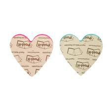 3M 7350-HRT P-IT SUPR STKY PRNTED NOTES DIECUT 3X3 24PK/CS