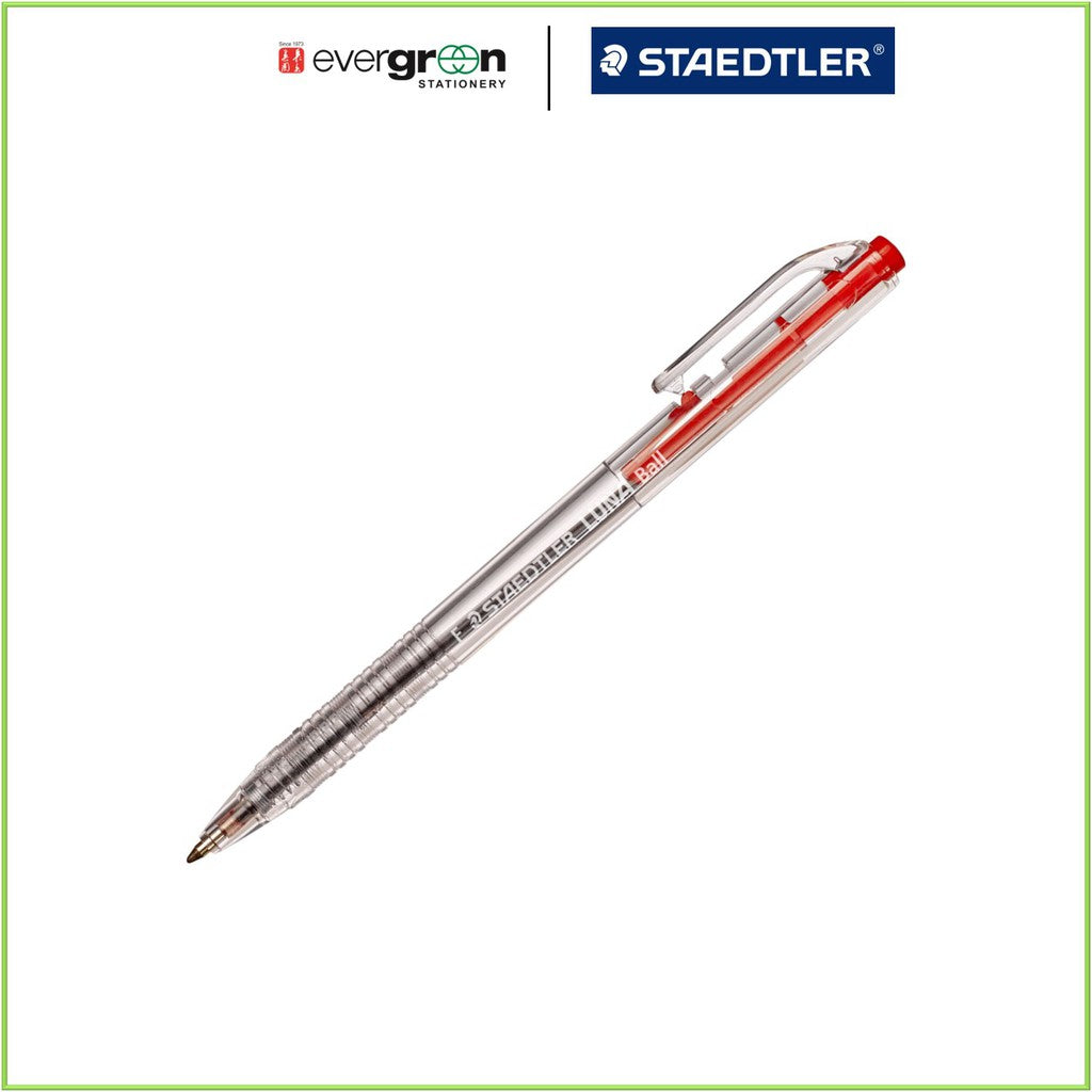 Staedtler Ballpen Luna ClipClic 0.7mm 10pcs