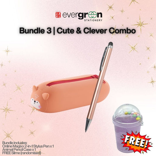 [SG] GWP Cute & Clever Combo Bundle $19.9 (U.P. $42.20) + FREE Slime [Evergreen Stationery]